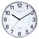 Wandklok Unilux Aria Ø 28.5cm zilvergrijs/wit