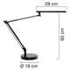 Bureaulamp Unilux Mambo led zwart