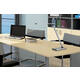 Bureaulamp Unilux Terra led aluminium grijs