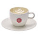Kopje Douwe Egberts cappuccino 180ml wit 12 stuks