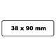 Labeletiket Quantore DK-11208 38x90mm adres wit 400 stuks