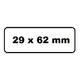 Labeletiket Quantore DK-11209 29x62mm adres wit 800 stuks