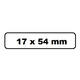 Labeletiket Quantore DK-11204 17x54mm wit 400 stuks