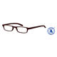 Leesbril I Need You +1.50 dpt Zipper bruin