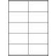 Etiket Avery 3425 105x57mm wit 1000 stuks