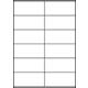 Etiket Avery 3424 105x48mm wit 1200 stuks