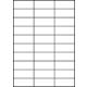 Etiket Avery 3489 70x29.7mm wit 3000 stuks