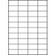 Etiket Avery 3651 52.5x29.7mm wit 4000 stuks