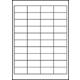 Etiket Avery 3657 48.5x25.4mm wit 4000 stuks
