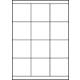 Etiket Avery 3661 70x67.7mm wit 1200 stuks