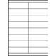Etiket Avery 3665 105x33.8mm wit 1600 stuks