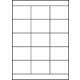 Etiket Avery 3669-200 70x50.8mm wit 3000 stuks