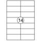Etiket Quantore 105x42.4mm 1400 stuks