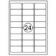 Etiket Quantore 63.5x33.9mm 2400 stuks