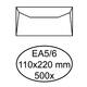 Envelop Quantore bank EA5/6 110x220mm wit 500 stuks