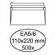 Envelop Quantore bank EA5/6 110x220mm zelfklevend wit 500 stuks