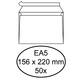 Envelop Hermes bank EA5 156x220mm zelfklevend wit pak à 50 stuks