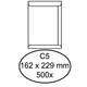 Envelop Quantore akte C5 162x229mm wit 500 stuks