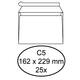 Envelop Quantore bank C5 162x229mm zelfklevend wit 25 stuks