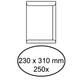 Envelop akte IEZZY 230x310mm zelfklevend 100gr wit 250 stuks