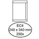 Envelop Quantore akte EC4 240x340mm wit 250 stuks