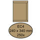 Envelop Quantore akte EC4 240x340mm bruinkraft 250 stuks