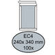Envelop Quantore bordrug EC4 240x340mm zelfklevend wit 100 stuks