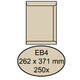 Envelop Quantore akte EB4 262x371mm cremekraft 250 stuks