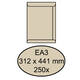 Envelop Quantore akte EA3 312x441mm cremekraft 250 stuks