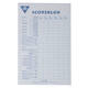 Scoreblok Yahtzee 94x145mm 250 vel