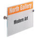 Deurbordje Durable crystal sign 4825 210x297mm