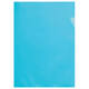 Insteekmap L-model Quantore A4 PP 0.12mm blauw 25 stuks
