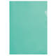 Insteekmap L-model Quantore A4 PP 0.12mm groen 25 stuks
