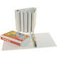 Presentatieringband Esselte panorama A4 4-rings D-mechaniek 30mm PP wit