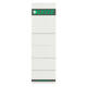 Rug-insteekkaart Leitz breed 57x191mm karton grijs 10 stuks
