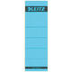 Rugetiket Leitz breed/kort 62x192mm zelfklevend blauw 10 stuks