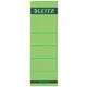 Rugetiket Leitz breed/kort 62x192mm zelfklevend groen 10 stuks