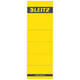Rugetiket Leitz breed/kort 62x192mm zelfklevend geel 10 stuks
