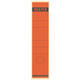 Rugetiket Leitz breed/lang 62x285mm zelfklevend rood 10 stuks