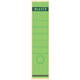 Rugetiket Leitz breed/lang 62x285mm zelfklevend groen 10 stuks