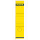 Rugetiket Leitz breed/lang 62x285mm zelfklevend geel 10 stuks