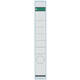 Rugetiket Leitz smal/lang 39x285mm zelfklevend wit 10 stuks