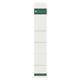 Rug-insteekkaart Leitz smal 32x191mm grijs 10 stuks