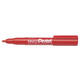 Viltstift Pentel NN50 rond 1.3-3mm rood