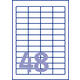 Etiket Avery L4736REV-25 45.7x21.2mm wit 1200 stuks