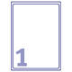Etiket Avery L7567-25 210x297mm transparant 25 stuks