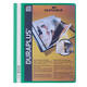Snelhechtmap Durable Duraplus A4 groen
