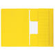 Dossiermap Djois Secolor Mammoet folio 3 kleppen 250gr recycled geel 50 stuks