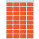 Etiket HERMA 3642 12x19mm rood 160 stuks