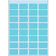 Etiket HERMA 3643 12x19mm blauw 160 stuks
